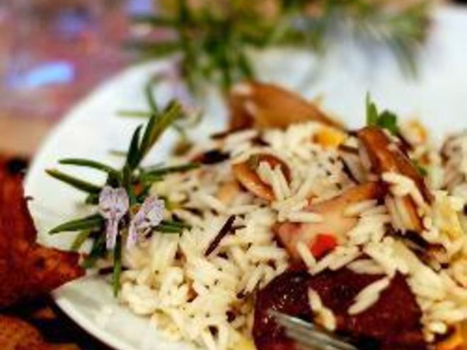 Рецепт ризотто с маслятами