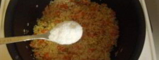 ризотто с морепродуктами в мультиварке. Шаг 5