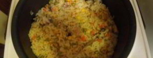 ризотто с морепродуктами в мультиварке. Шаг 8