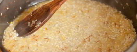 ризотто с шафраном и креветками. Шаг 7