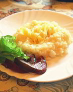 Ризотто с сыром и грушей