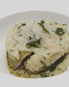 Ризотто с цукини и пшенкой