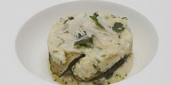 Ризотто с цукини и пшенкой