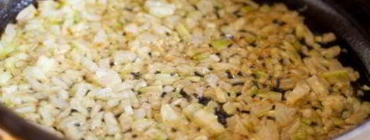 ризотто с уткой и молодым горошком. Шаг 3