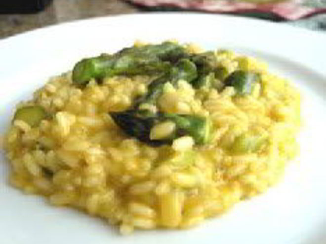 Рецепт ризотто со спаржей