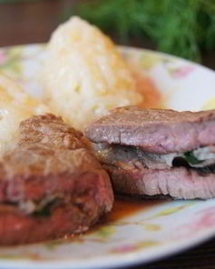 Сальтимбокка с ризотто