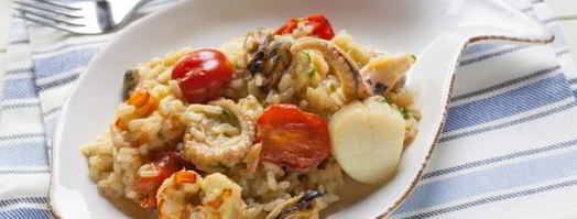 томатное ризотто с морепродуктами. Шаг 18