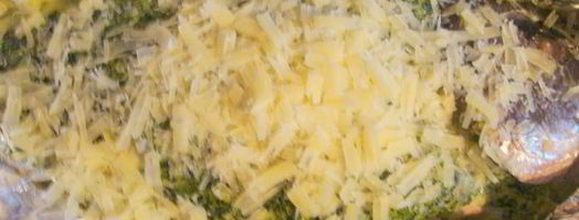 дорада под пармезаном со сливочно-шпинатной начинкой. Шаг 7