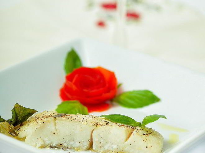 Рецепт филе палтуса, запеченное в духовке