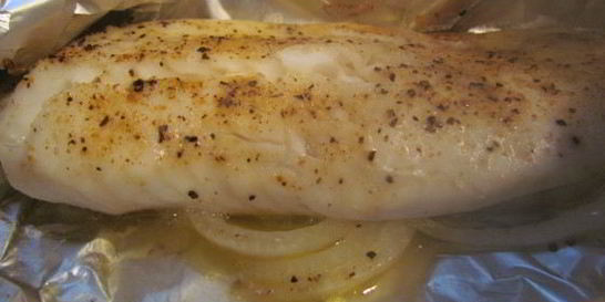 Филе рыбы в фольге в духовке