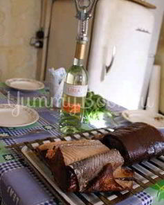 Форель горячего копчения