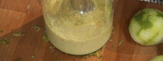 форель, маринованная в ягодах и арбузный салат. Шаг 2