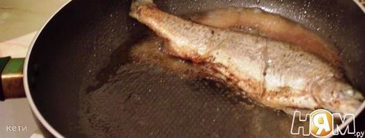 форель с орешками и вином. Шаг 6