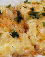 Горбуша под сырно-луковой корочкой