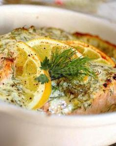 Горбуша в сливочном соусе