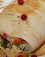 Кальмар фаршированный