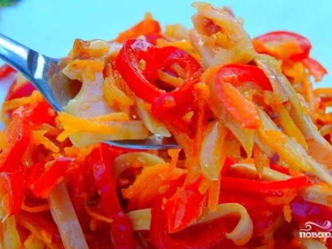 Рецепт кальмаров по-корейски