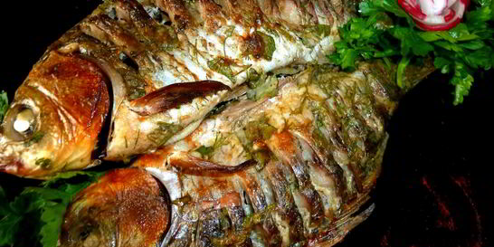 Караси в сметанном соусе