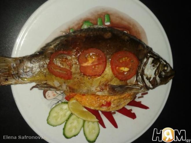 Рецепт карпа нежного с овощами