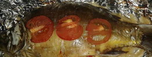 карп нежный с овощами. Шаг 11