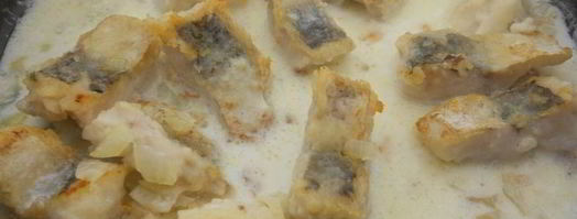 хек тушеный в молоке. Шаг 4