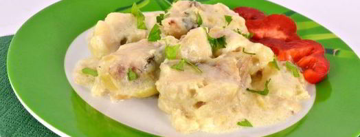 хек тушеный в молоке. Шаг 5