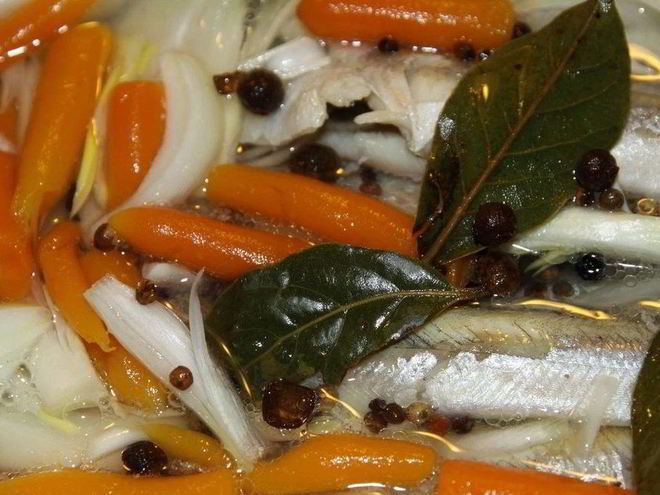 Рецепт корюшки в маринаде