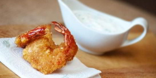 Креветки с пармезаном