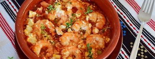 креветки саганаки. Шаг 16