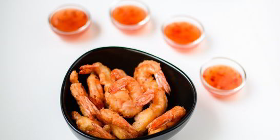 Креветки в темпуре