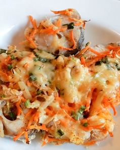 Лимонелла запеченная под сырной корочкой