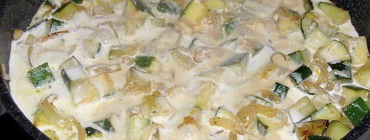 лосось в кунжуте на подушке из цукини. Шаг 7