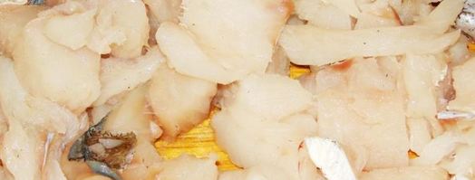 минтай запеченный в духовке с картошкой со сметаной. Шаг 3