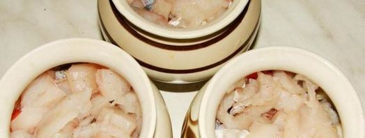 минтай запеченный в духовке с картошкой со сметаной. Шаг 6