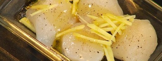 морской гребешок на пюре из цветной капусты. Шаг 2