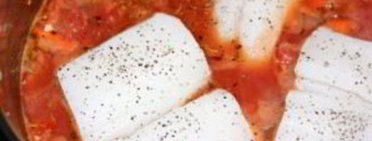 морской окунь с овощным рагу. Шаг 3