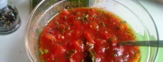 морской окунь с томатами. Шаг 7