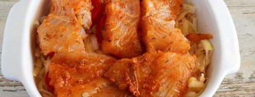 морской язык с картошкой в духовке. Шаг 8