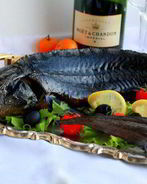 Осетрина с лионским соусом