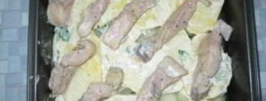 осетрина в духовке кусочками. Шаг 9