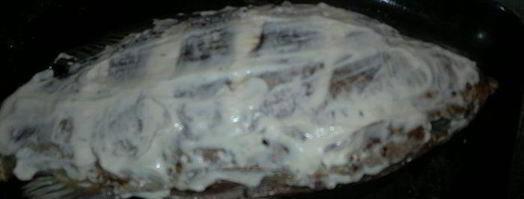 рыба карп с уникальной начинкой. Шаг 5