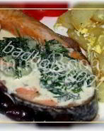 Рыба под огуречным соусом