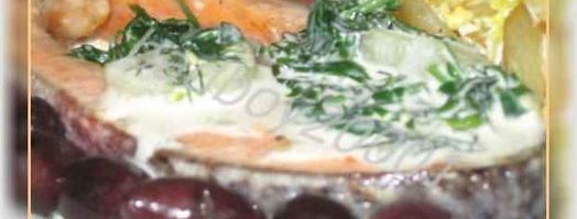 рыба под огуречным соусом. Шаг 16