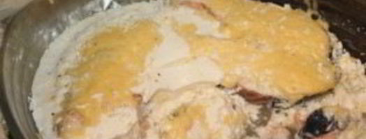 рыба под сливочным соусом в духовке. Шаг 5