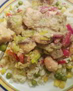 Рыба в соусе карри