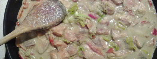 рыба в соусе карри. Шаг 2