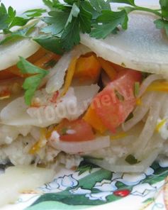 Рыба запеченная в фольге