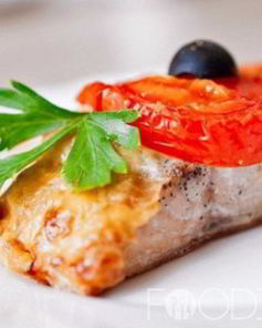 Рыбу в духовке по-гречески