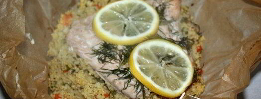 семга на подушке из кус-куса. Шаг 4