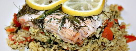 семга на подушке из кус-куса. Шаг 5